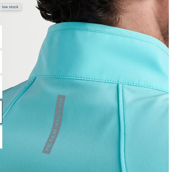 Peter Millar Men's Turquoise Flex Adapt Full Zip Golf Vest Turquoise M NWT - Picture 5 of 5